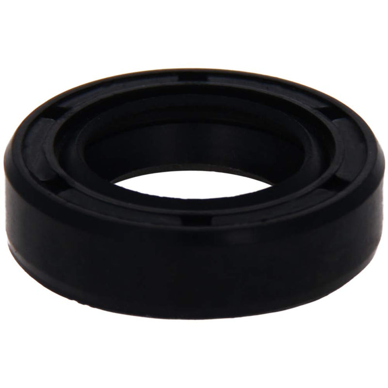 [Australia - AusPower] - Bettomshin Oil Seal TC 0.59" Inner Diameter x 0.98" Outer Diameter x 0.28" Width Nitrile Rubber Cover Double Lip with Spring for Bearing Shaft Black 1pcs 0.59"ID x 0.98"OD x 0.28"Width 