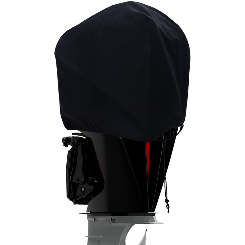 [Australia - AusPower] - DURCOVER Outboard Motor Half Cover, Waterproof Oxford Fabric, Boat Motor Cover Half Outboard Cover, Universal Boat Engine Cover UP-20HP Black Fits UP-20HP 