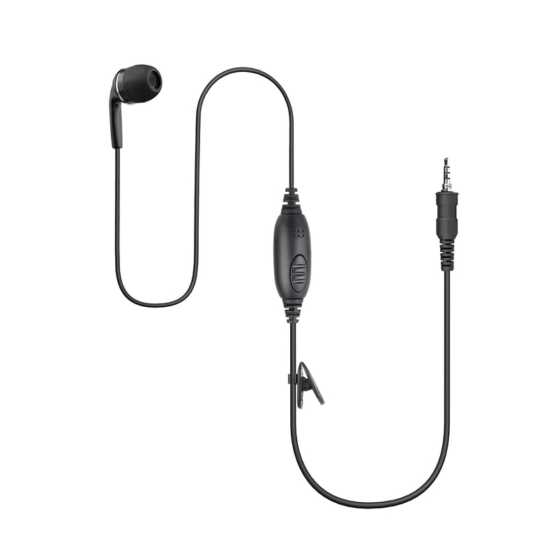 [Australia - AusPower] - The Comm Guys 1-Wire Earbud Rubber Earpiece and Mic Headset, Compatible with Motorola Vertex Standard EVX-S24 EVXS24 VX-6R VX-7R VX-120 and VX-170 Two Way Radios 