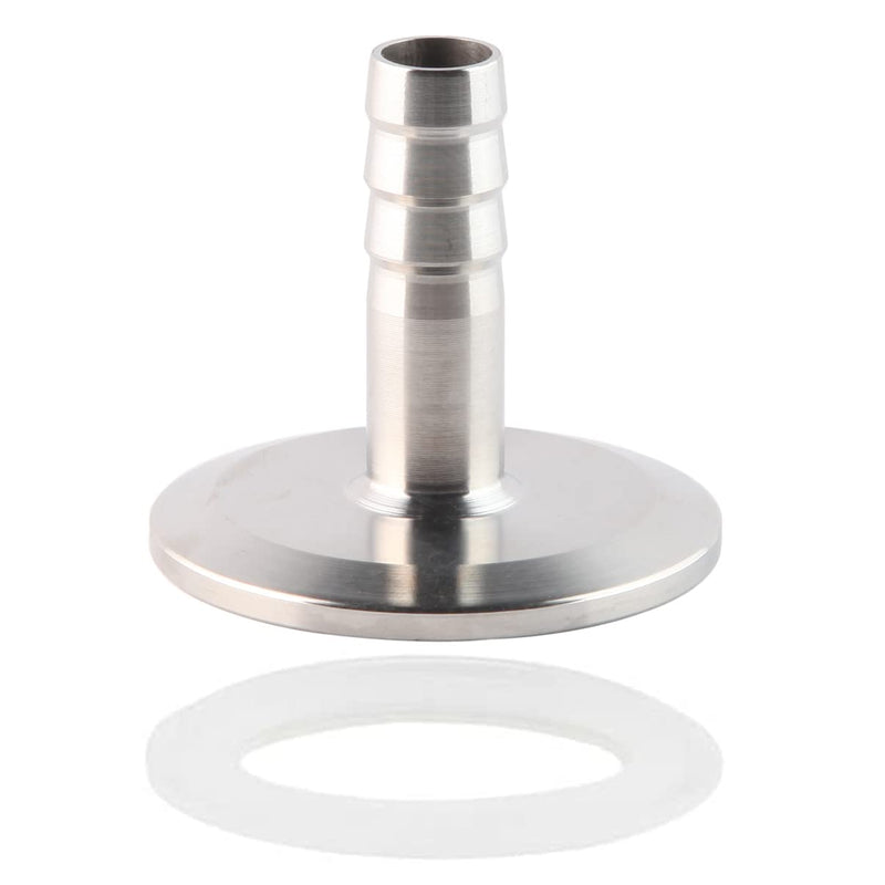 [Australia - AusPower] - Metaland 1.5" Tri Clamp to 1" Barb Fitting Stainless Sanitary Home Brew Adapter (Ferrule OD 50.5mm) 1 Inch Hose Barb 