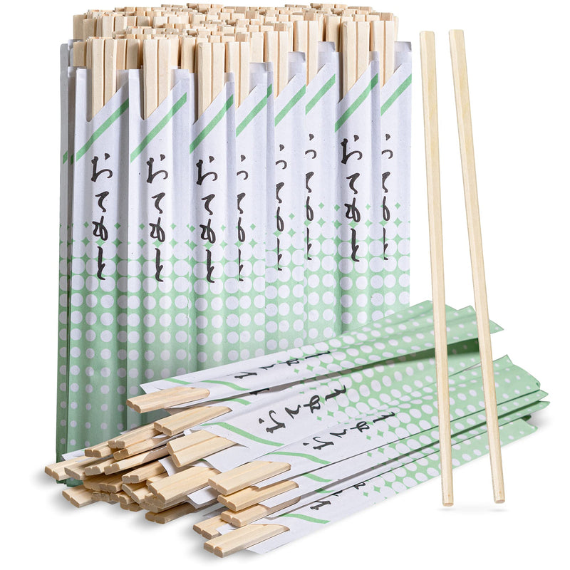 [Australia - AusPower] - 50 Pairs Wooden Chopsticks | Chopstick | Sturdy Smooth Finish Chop Sticks | Individually Wrapped Wooden Chopsticks Disposable 2021 Model 