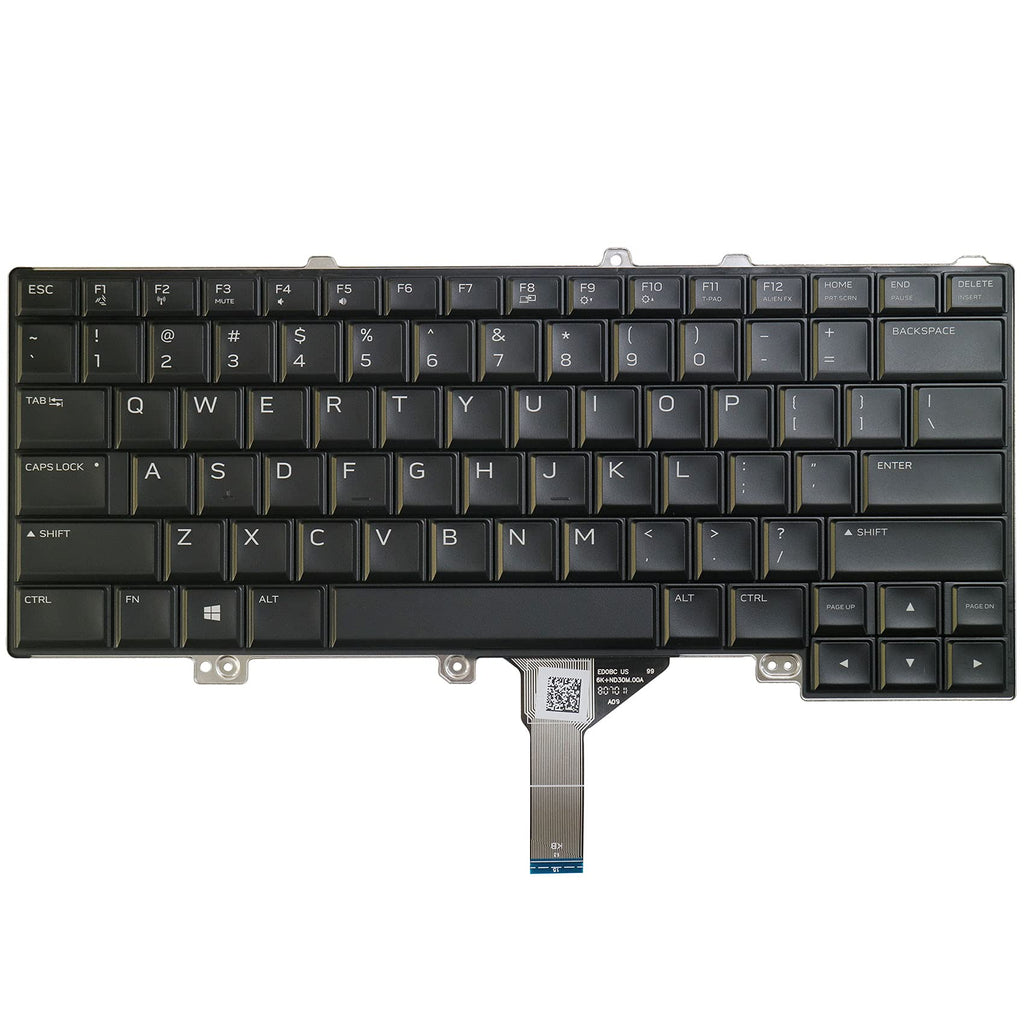 [Australia - AusPower] - AUTENS Replacement US Keyboard for Dell Alienware 13 R3 / 15 R3 / 15 R4 Laptop Backlight 