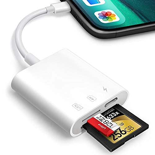 [Australia - AusPower] - CARD READER Lightning to Multi Function Adaptor SD Card and Micro SD Solar Sells Product Guarantee 