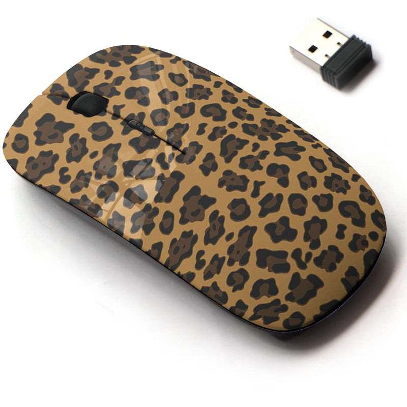 [Australia - AusPower] - 2.4G Wireless Mouse with Cute Pattern Design for All Laptops and Desktops with Nano Receiver - Animal Print Graphic 