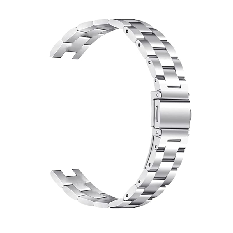 [Australia - AusPower] - EANWireless Compatible for Garmin Lily Band, Metal Classic Stainless Steel Replacement Slim Accessory Fit for Garmin Lily Smartwatch Women Dressy, Silver 