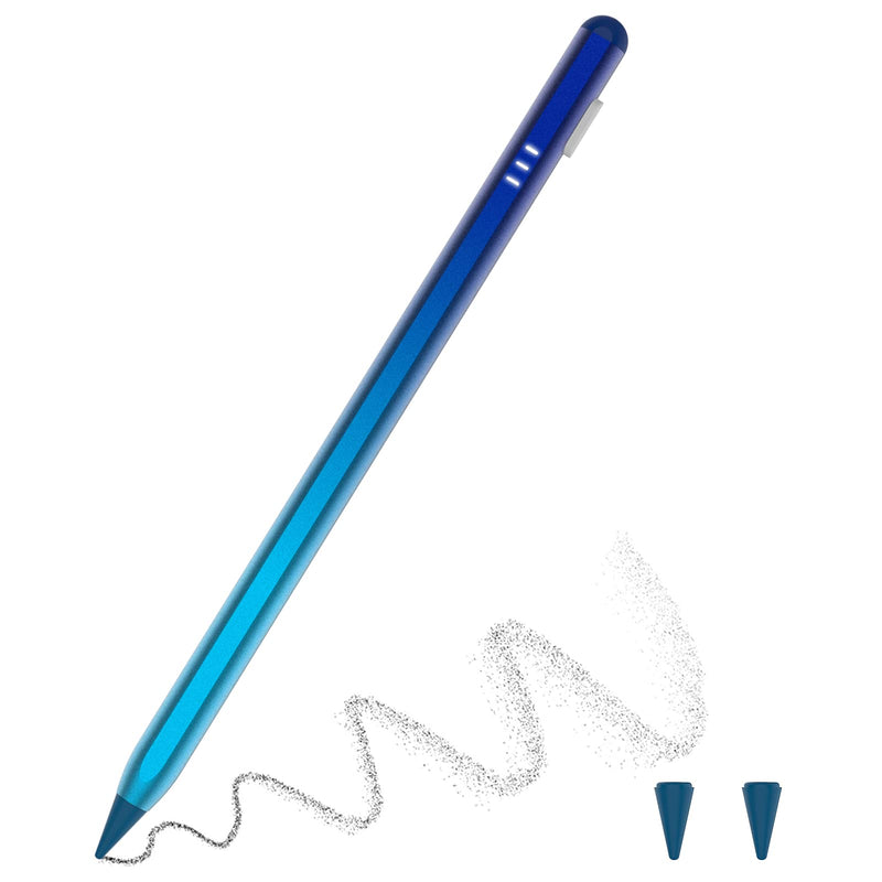 [Australia - AusPower] - MoKo Stylus Pen for iPad Pencil with Tilt & Palm Rejection, Aple iPad Pencil 2nd for iPad Pro 12.9/11 Inch (2018-2021), iPad Mini 6 /5th Gen, iPad 8 /9th Generation, iPad Air 4th/ 6 /7th,Gradient Blue Gradient Blue 
