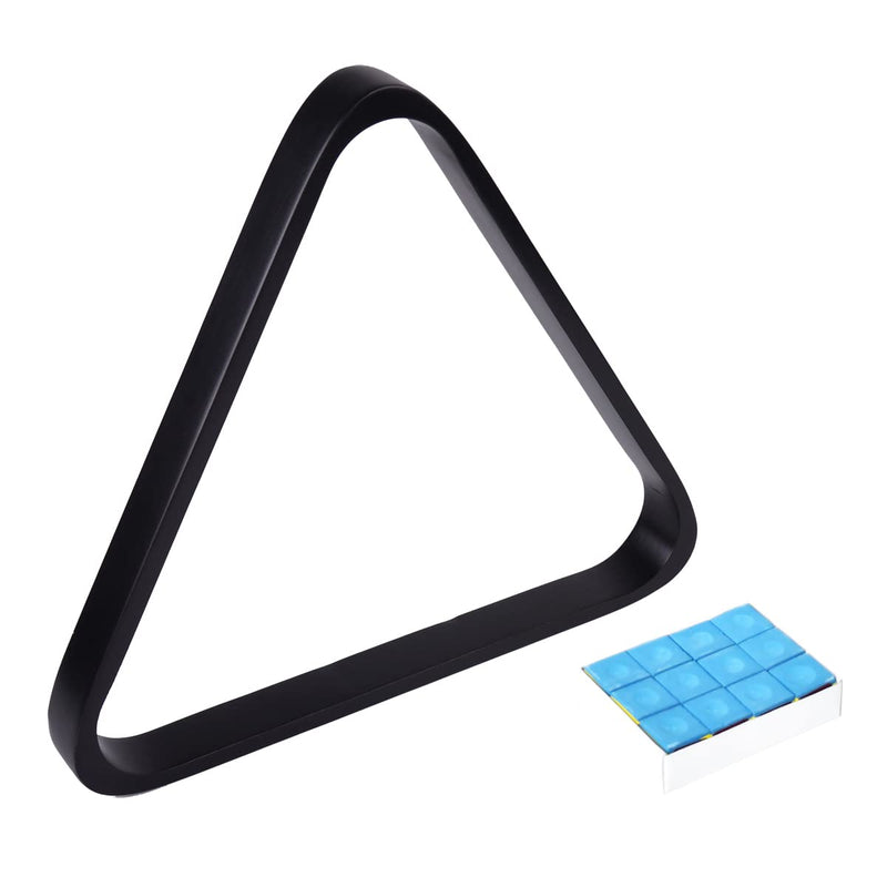 [Australia - AusPower] - MoyanSuper Solid Wood Pool Ball Rack Billiard Ball Triangle Rack, Diamond Rack, Pool Table Ball Holder Positioning Rack,2-1/4" Pool Ball Rack 