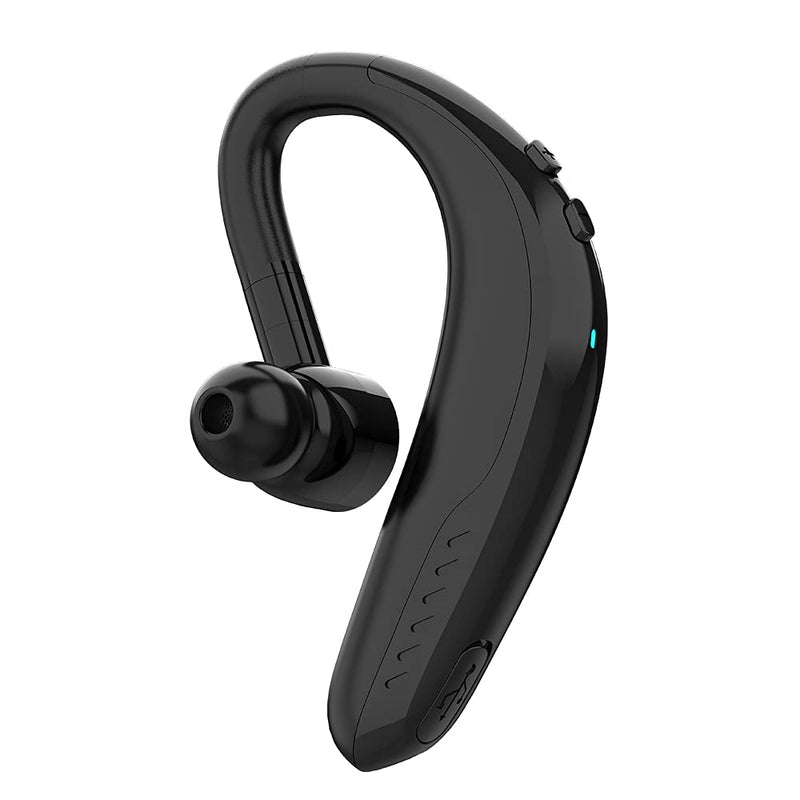 [Australia - AusPower] - Bluetooth Earphone Wireless Handfree Single Ear Hook Headset with Microphone for Car Driver 
