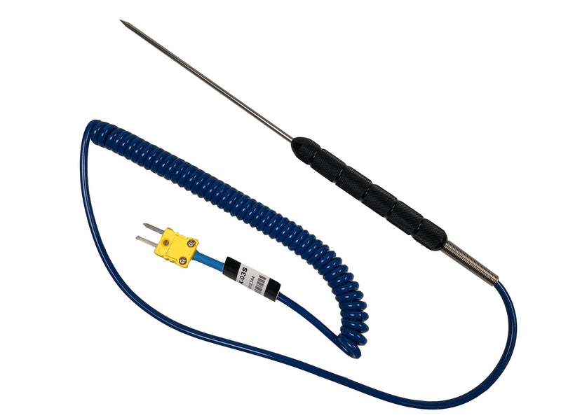 [Australia - AusPower] - TECPEL TPK-03S Thermocouple Probe, Type K, Immersion Probe 50℃ ~ 500℃/-58℉ ~932℉ Taiwan-Made 