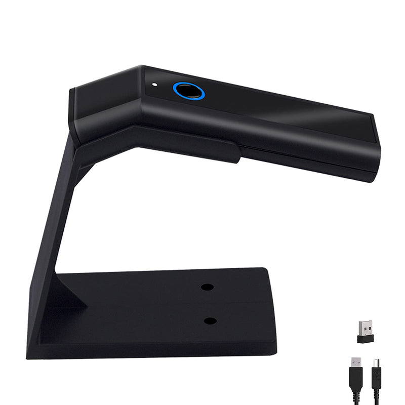 [Australia - AusPower] - 2D Barcode Scanner with Stand, Compatible with Bluetooth & 2.4G Wireless & Wired Code Scanner, USB Image Bar Code Reader for Laptops, Computers, Cashier,iPhone iPad Android R50-2D 