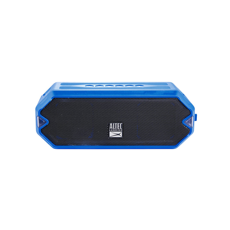 [Australia - AusPower] - Altec Lansing HydraJolt Wireless Bluetooth Speaker, Waterproof Portable Speakers with Built In Phone Charger and Lights, Everything Proof Outdoor, Shockproof, Snowproof, 16 Hours Playtime (Royal Blue) Royal Blue 