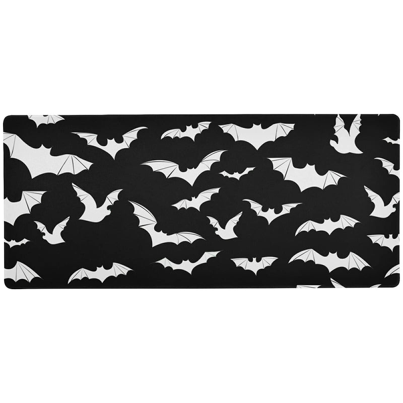 [Australia - AusPower] - Glaphy Halloween Bats Mouse Pad Large Gaming Mouse Pad Non-Slip Desk Mat for Computers Laptop, 35.4x15.7 in XXL-35.4x15.7in 