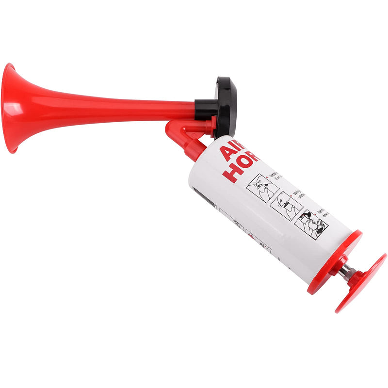 [Australia - AusPower] - AOLIHAN Handheld Air Horn, Aluminum+ABS Portable Handheld Air Pump Horn, Loud Noise Maker Safety Horn for Boats Cars Sporting Events Camping Universal Reusable Eco-Friendly 