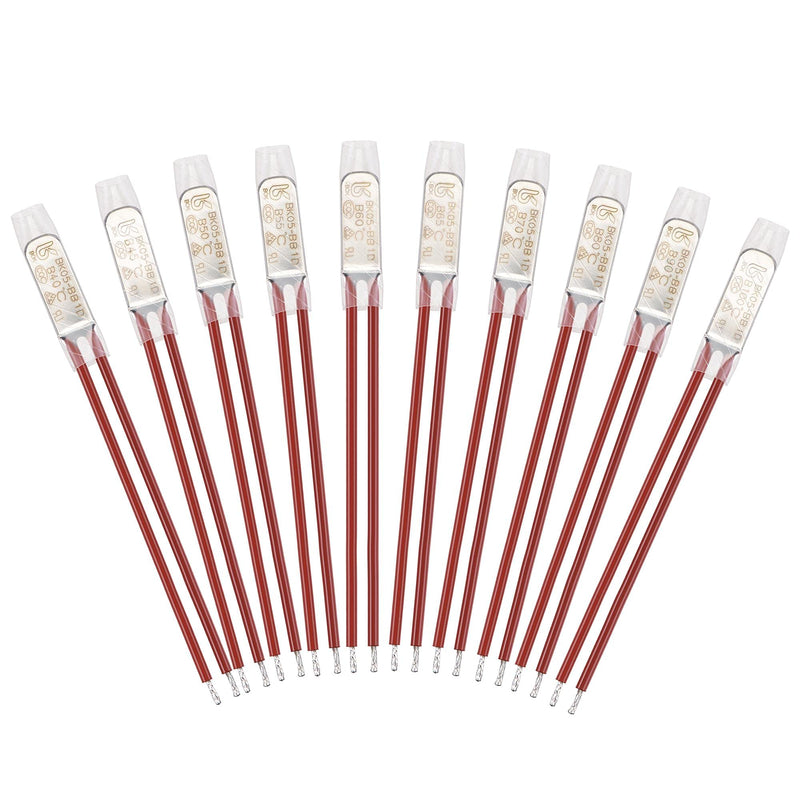 [Australia - AusPower] - uxcell 10pcs KSD9700 Thermostat, Normally Close 40-100°C(104-212°F) 10A N.C Temperature Control Switch Assortment Kit 