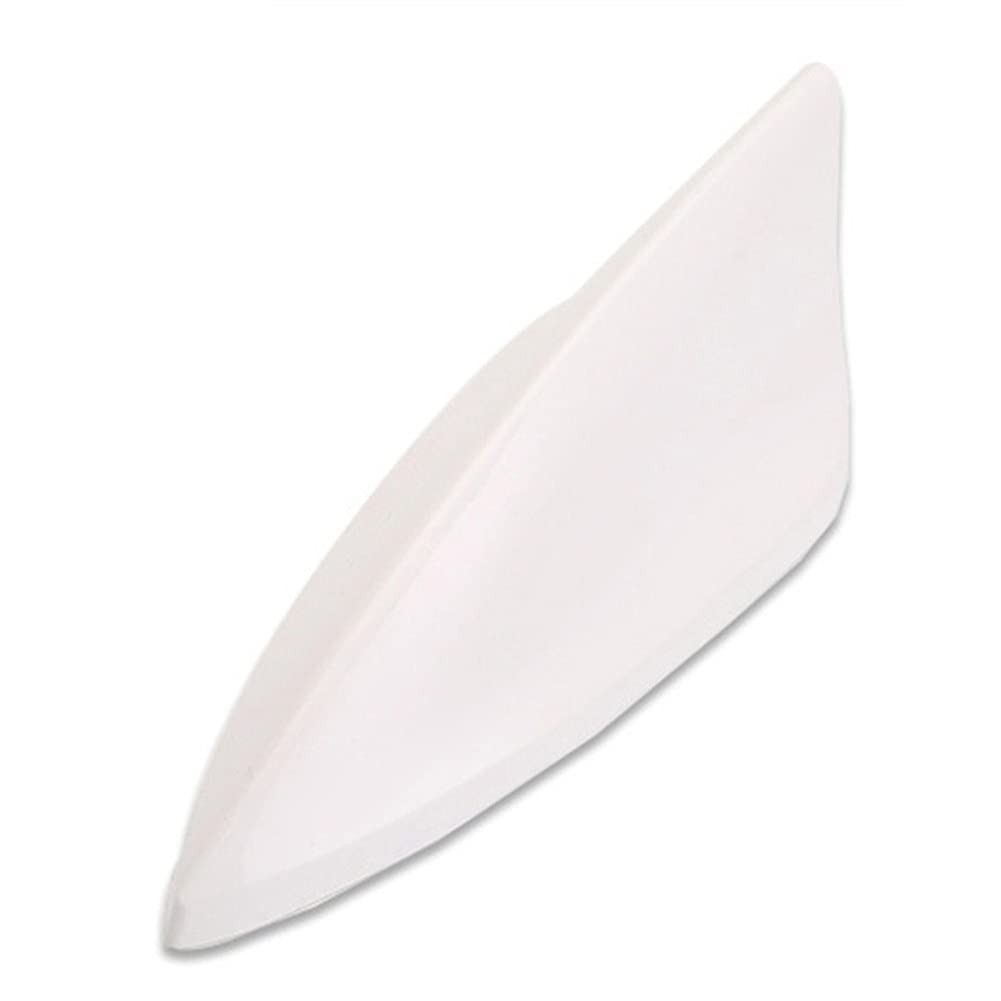 [Australia - AusPower] - Car Shark Fin Antenna Cover,MoreChioce Universal Amplitude Modulation/Frequency Modulation Radio Signal Self-adhesive Roof Aerials Modification Replacement Accessories for Most Vehicles,White White 