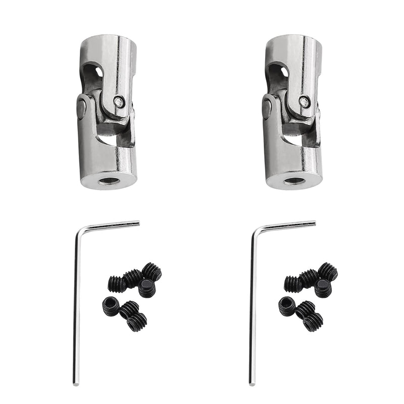 [Australia - AusPower] - Heyiarbeit 3mm to 4mm Single Steering Shaft Universal U Joint, Universal Joint Coupling Connector 1Pcs 3 x 4 1 Pcs 