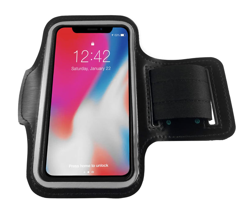 [Australia - AusPower] - TRONWIRE Water Resistant Cell Phone Armband Case with Adjustable Elastic Band & Key Holder for Running, Walking, Hiking for iPhone SE, 5s, 5c, 5, 4s, 4 