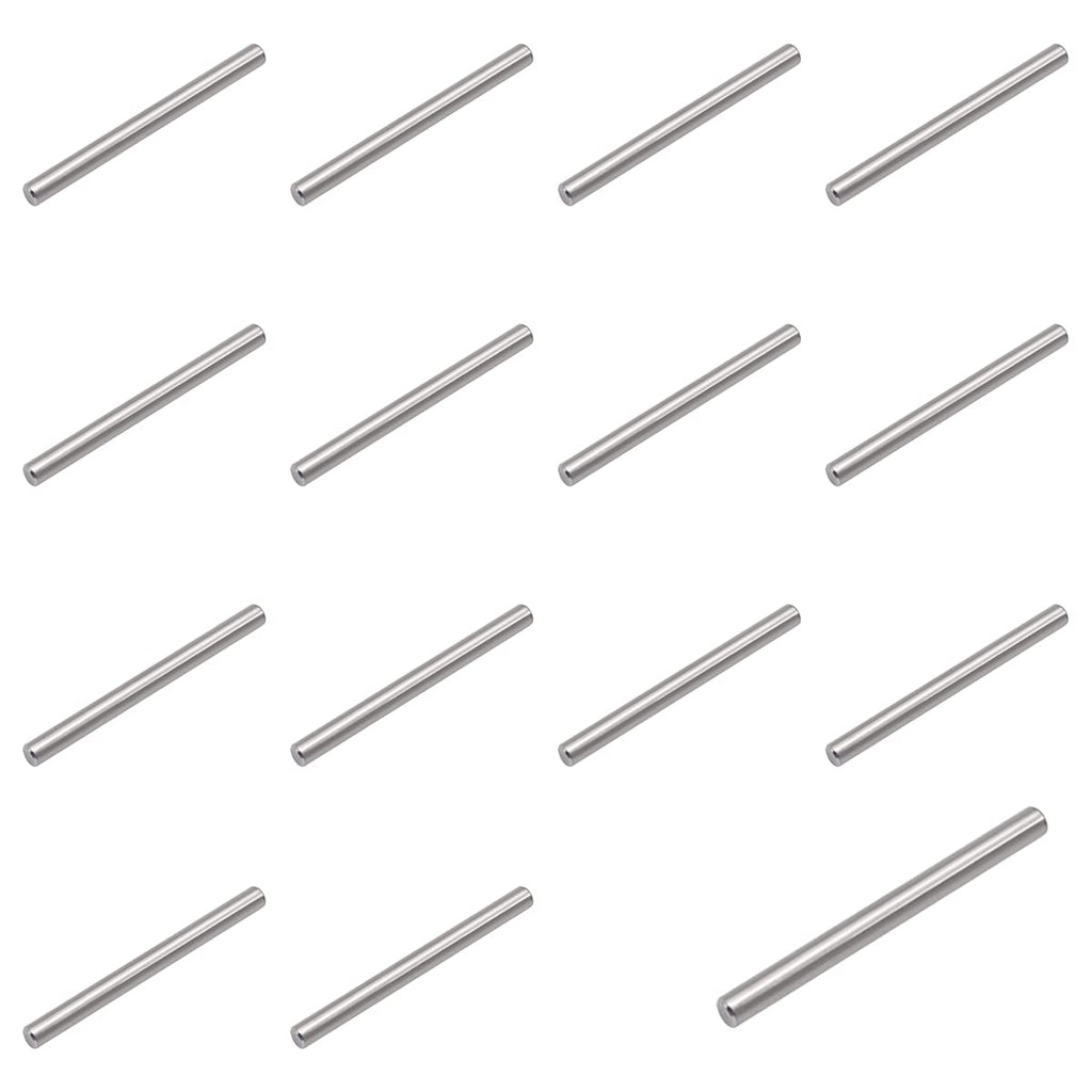 [Australia - AusPower] - weideer 15pcs 3mmx40mm 304 stainless steel cylindrical dowel pin is used for shelf replacement accessories G-003-3x40mm 3x40mm 
