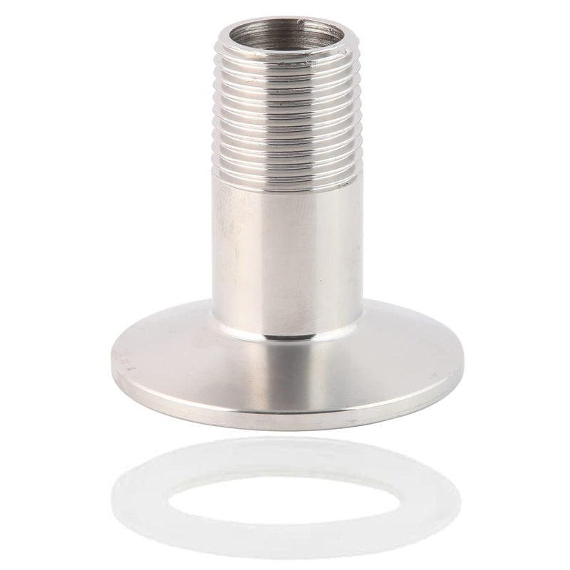 [Australia - AusPower] - Metaland 1.5" Tri Clamp to 1/2" NPT Male Fitting Stainless Sanitary Home Brew Adapter (Ferrule OD 50.5mm) 