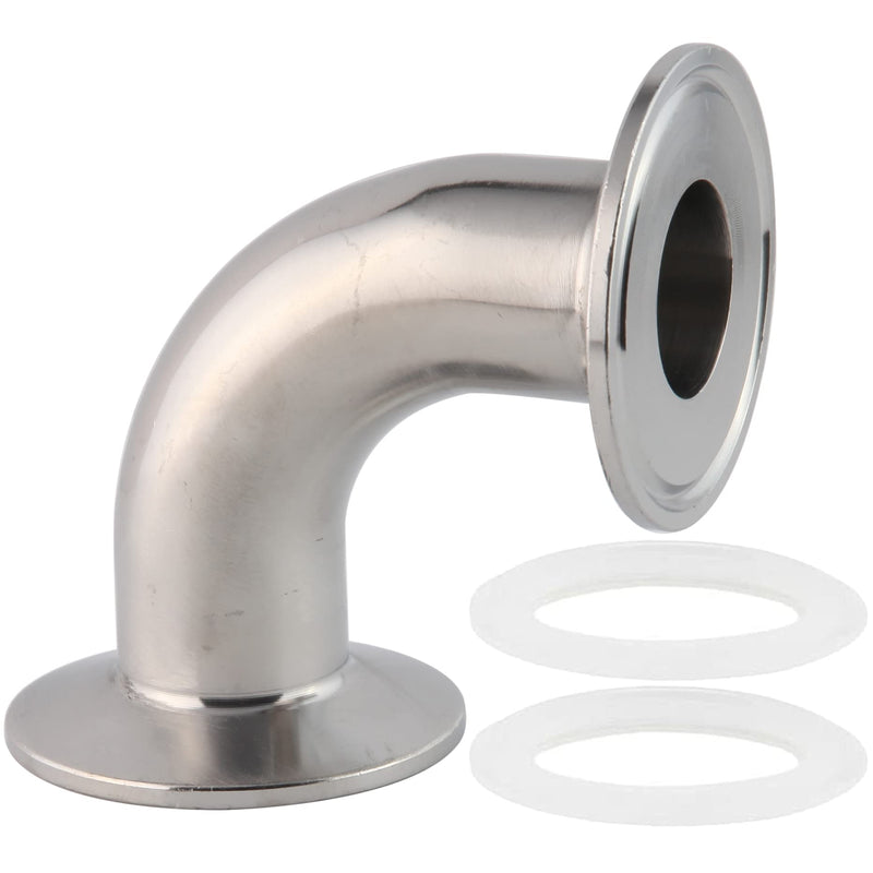 [Australia - AusPower] - Metaland Elbow 1" Tube OD to 1.5" Tri Clamp 90 Degree Tube Stainless Steel Sanitary Fitting (Ferrule OD 50.5mm) Tube OD 25mm(Ferrule OD 50.5mm) 