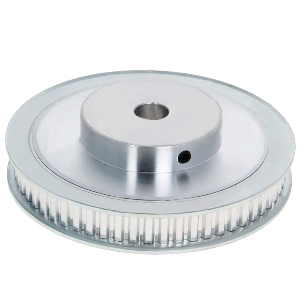 [Australia - AusPower] - Heyiarbeit Timing Belt Pulley 60 Teeth 12mm Bore Aluminum Alloy Flange Synchronous Wheel for 11mm Belt 3D Printer CNC XL60 12mm 