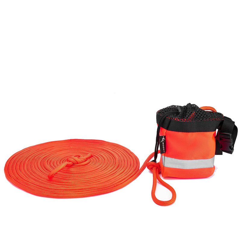 [Australia - AusPower] - MOOCY Rescue Throw Bag w/ 5/16" Floating Line, Whistle Buckle for Water Kayaking, Whitewater Boating, Rafting, Ice Fishing, Swimming, Climbing, High Limb Throwing 