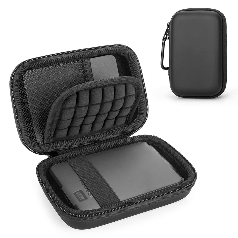 [Australia - AusPower] - YINKE External Hard Drives HDD Carrying Case for Seagate / WD Elements / Toshiba Canvio Basics / WD My Passport, Portable Travel Case Protective Cover Storage Bag 