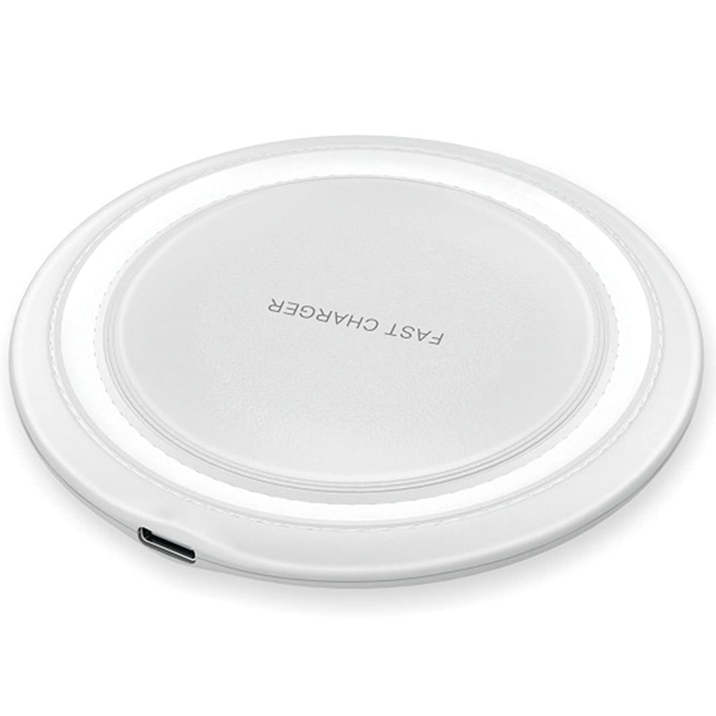 [Australia - AusPower] - Wireless Charger Pad 15w Fast Charger,Compatible with iPhone 13/12/12 Mini/12 Pro Max/SE 20/11 Pro Max,Samsung Galaxy S21/S20/Note 10/S10,AirPods Pro(White 1 Pack 