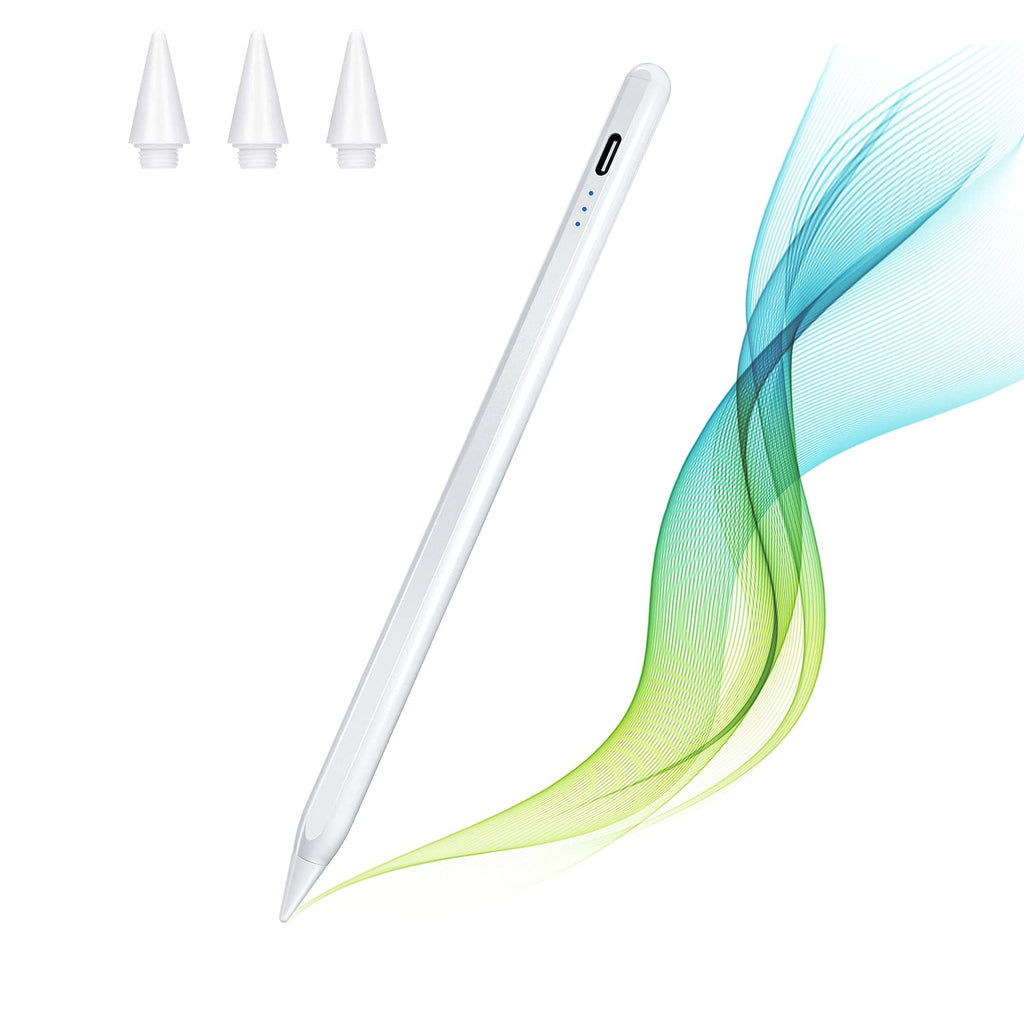 [Australia - AusPower] - Stylus Pen for iPad with Palm Rejection, Tilt Sensitive and Magnetic Design,High Precision, Write and Drawe on (2018-2020) iPad6 / 7/8 / Air 3/4 / Mini 5 / Pro 11 / Pro 12.9 