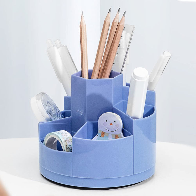 Rotating Art Supply Organizer, Rotating 360°+ Pencil Holder For Desk ...