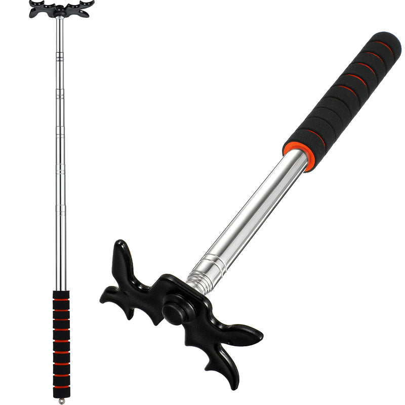 [Australia - AusPower] - Skylety Retractable Billiard Cue Stick Bridge with Bridge Head, Billiard Pool Cue Accessory for Pool Table, Plastic Bridge Head 