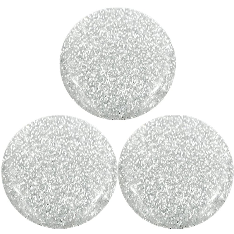 [Australia - AusPower] - Gladiour Collapsible Grip & Stand for Phones and Tablets (3 Pack ) - Silver Glitter White 