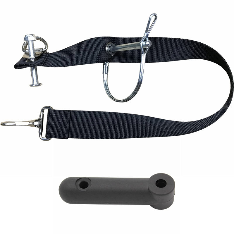 [Australia - AusPower] - Flex Connector for Burley Bike Trailers Compatible with Round/Square Tow Arm (Strong Elastic TPU) Shock Absorption 