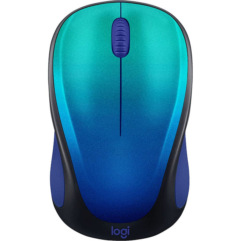 [Australia - AusPower] - Logitech - Design Collection Limited Edition Wireless Compact Mouse with Colorful Designs - Blue Aurora 