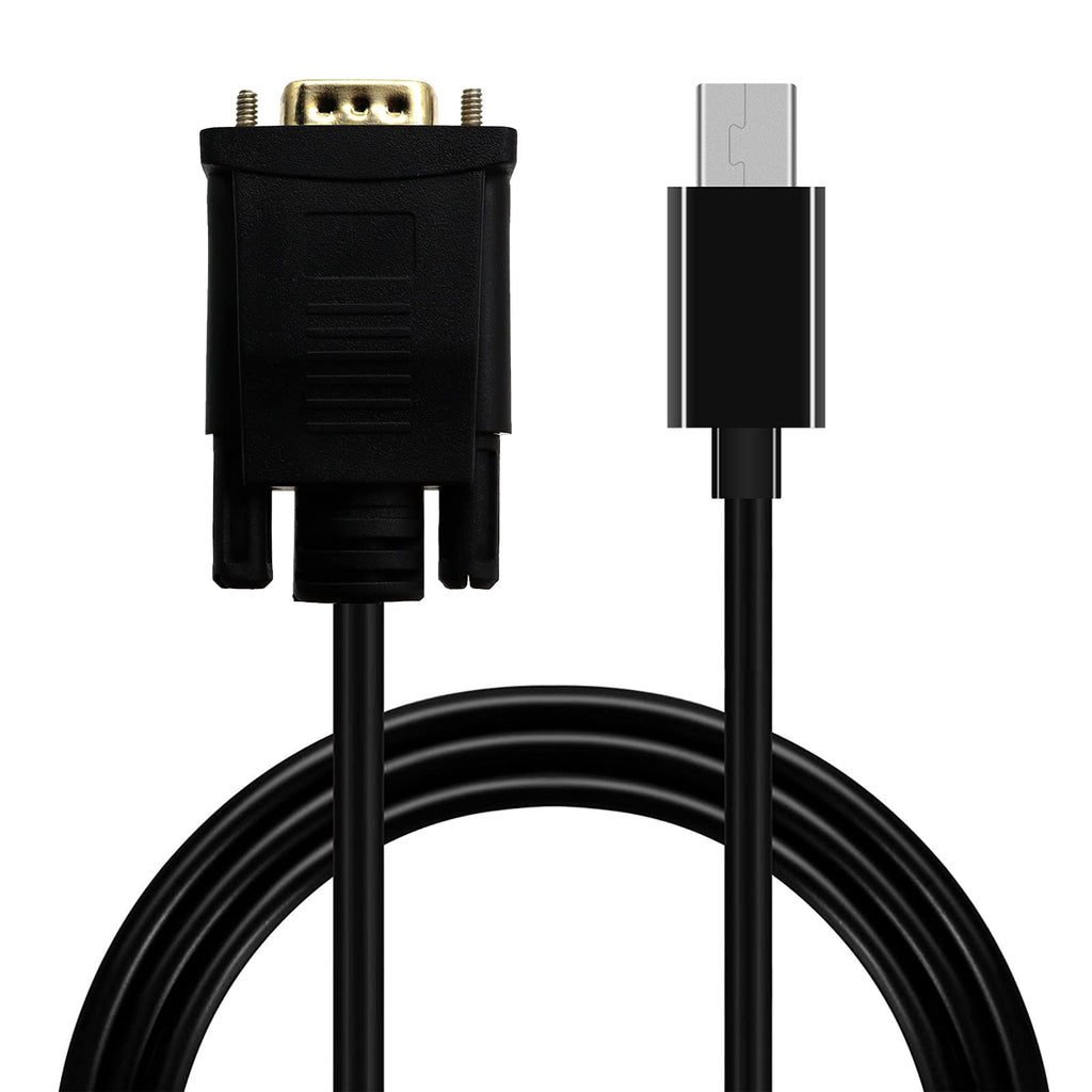 [Australia - AusPower] - USB C to VGA Cable, MOTONG Thunderbolt 3 Type C to VGA Cable Cord Connecting USB 3.1 Devices to Monitor/Projector, 1.8M/6FT (6) 6 Feet 