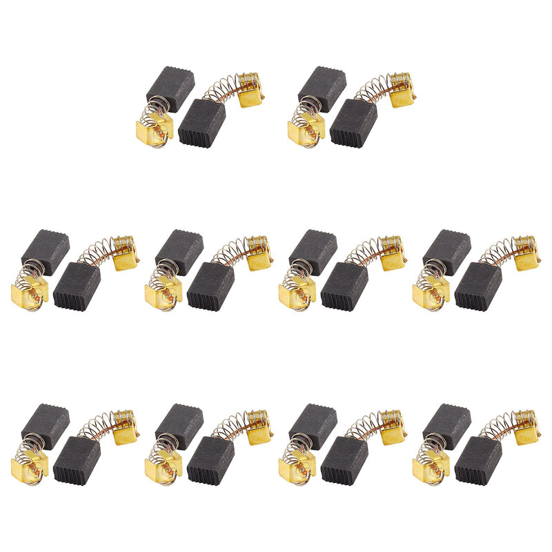 [Australia - AusPower] - Bonsicoky 20Pcs Electric Motor Carbon Brush 12mm x 8mm x 5mm Power Tool Carbon Brushes Replacement Part for Electric Drills, Polishers, Engravers 