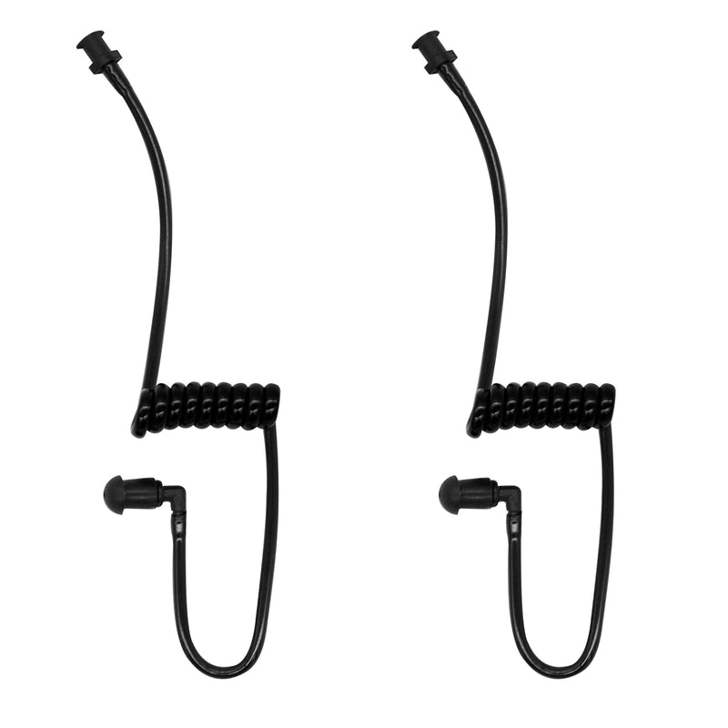 [Australia - AusPower] - RATAOK Acoustic Tube Earpiece Coil Tubes Replacement Compatible with Motorola Two Way Radio Headsets Kenwood Walkie Talkie Earpieces with Earbuds (2 PCS) 2 PCS 