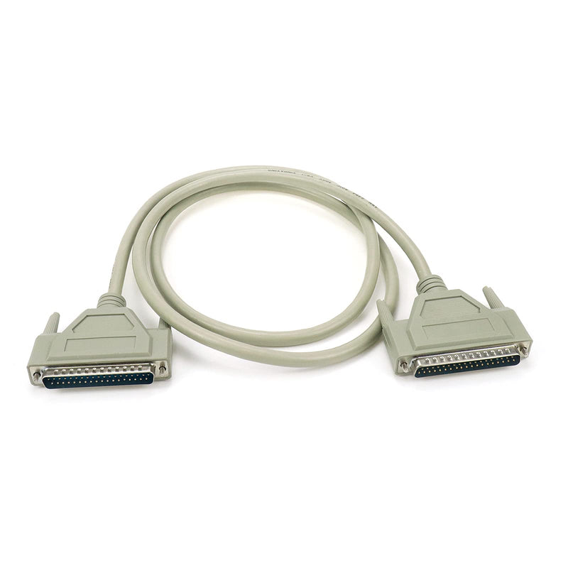 [Australia - AusPower] - Dahszhi Parallel Printer Cable Male to Male DB37 37 Pin Serial Extension Cable 1.5M/5Ft Length 