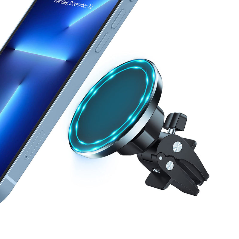 [Australia - AusPower] - Magnetic Car Mount Holder - Magnet Air Vent Phone Mount Compatible with-MagSafe iPhone 13 12 Pro Max Mini, Adjustable Mag Safe Phone Holder for Car 