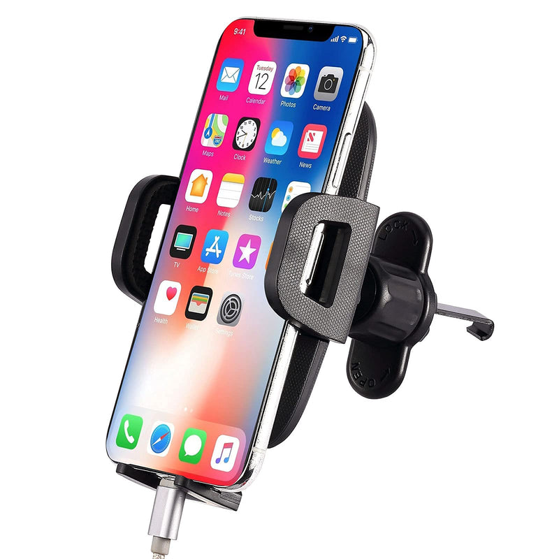 [Australia - AusPower] - Air Vent Phone Holder for Car, Vehicle Car Phone Mount with Adjustable Clip Compatible with iPhone13 Series/ iPhone12 Series /iPhone11 Series and More car vent phone mount 5.5 Inch 