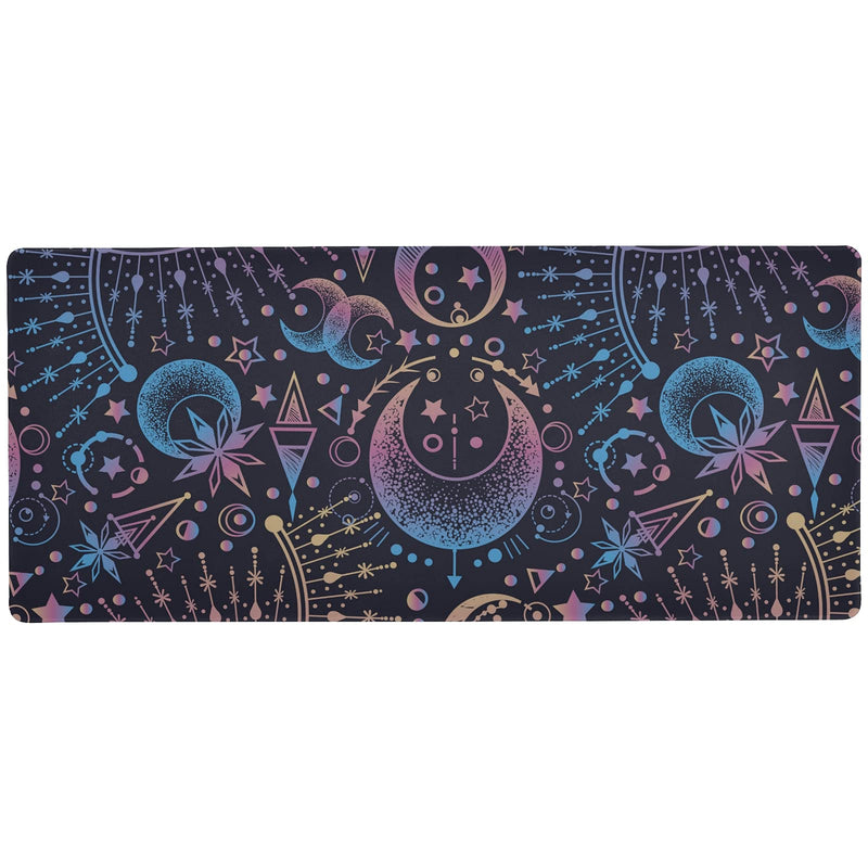 [Australia - AusPower] - ALAZA Sun Moon Star Astrology Alchemy Large Gaming Mouse Pad Big Mousepad Mice Keyboard Mat with Non-Slip Rubber Base for Computer Laptop Home & Office, 31.5 X 11.8 inch 31.5 x 11.8in / 80 x 30cm Multi 1 