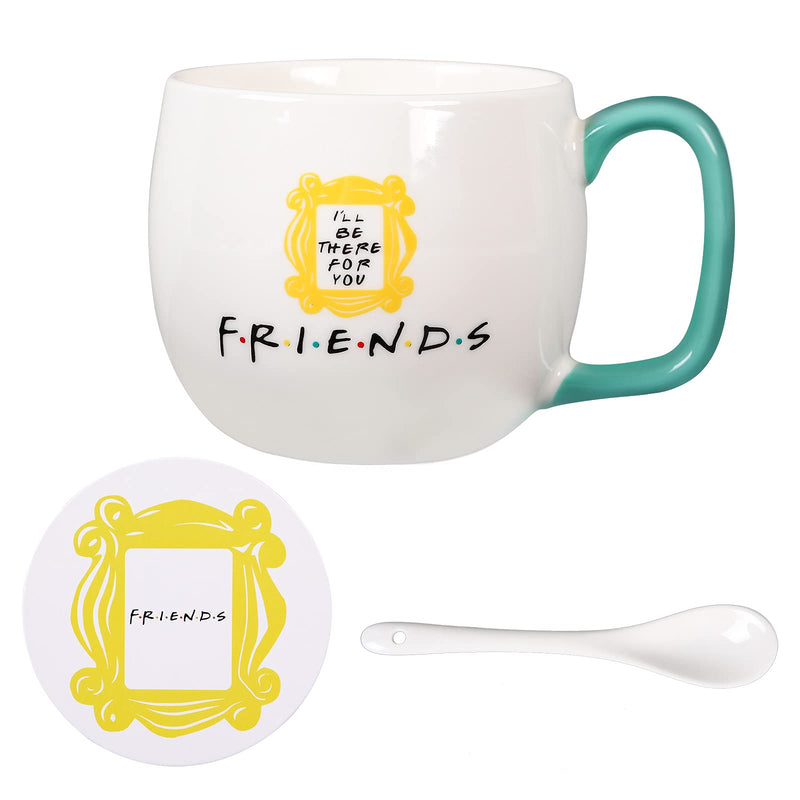 [Australia - AusPower] - TV Show Merchandise Coffee Mug Personalized Tv Show Coffee Cup,I'LL BE THERE FOR YOU Yellow 