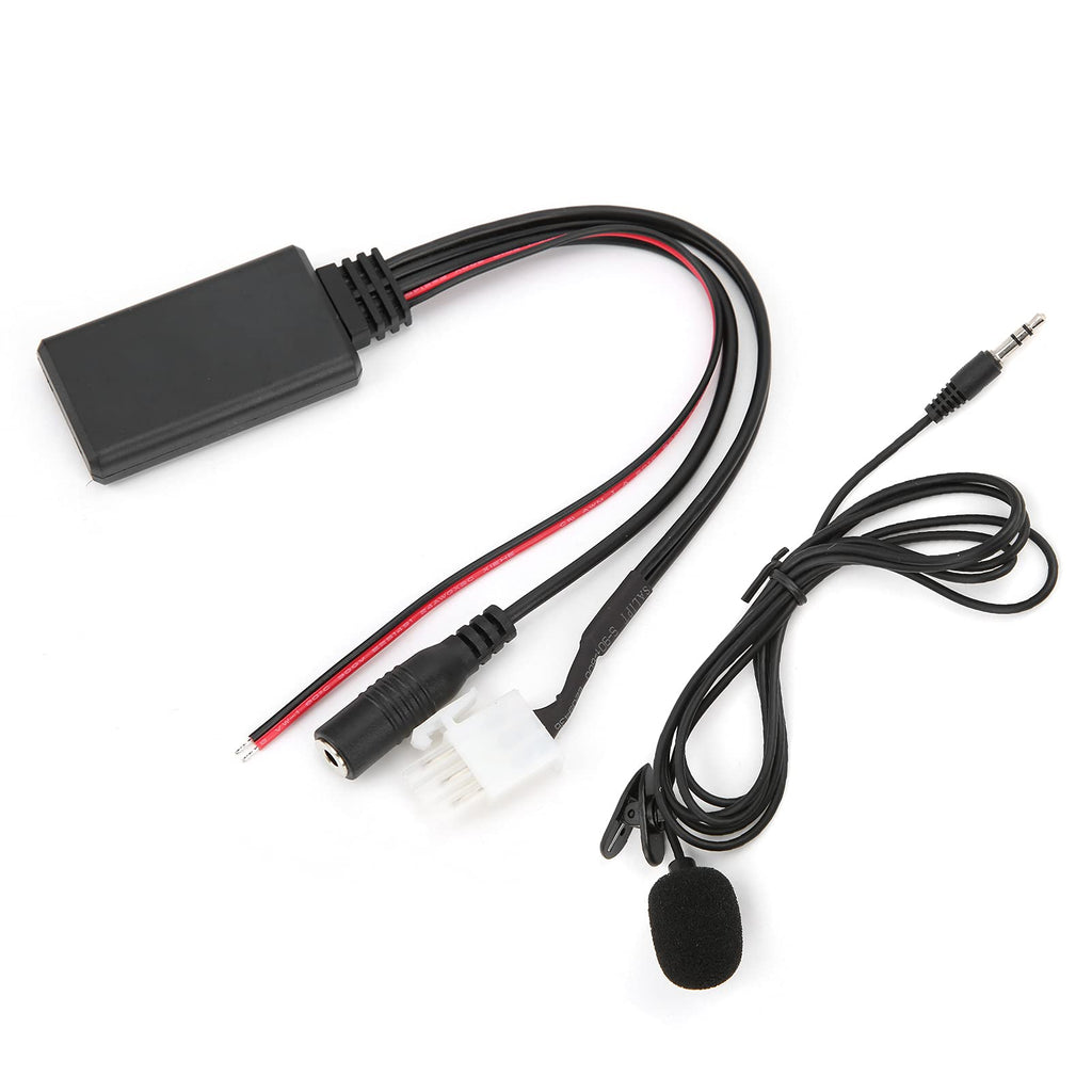 [Australia - AusPower] - Aramox Car Stereo Cable, DC 12V Car Audio Cable AUX Bluetooth 5.0 Adapter Replacement for Honda Goldwing GL1800 