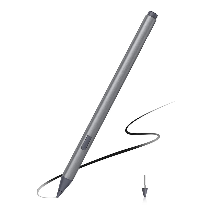 [Australia - AusPower] - TiMOVO Stylus Pen for Surface Pro 8/X/7/6/5/4/3,Surface Go 3/Go 2/Go/3,Surface Laptop 4/3/2/1,Surface Book/Studio/Duo,4096 Level Pressure & Tilt Palm Rejection Pencil for Windows,HP,ASUS - Space Gray 