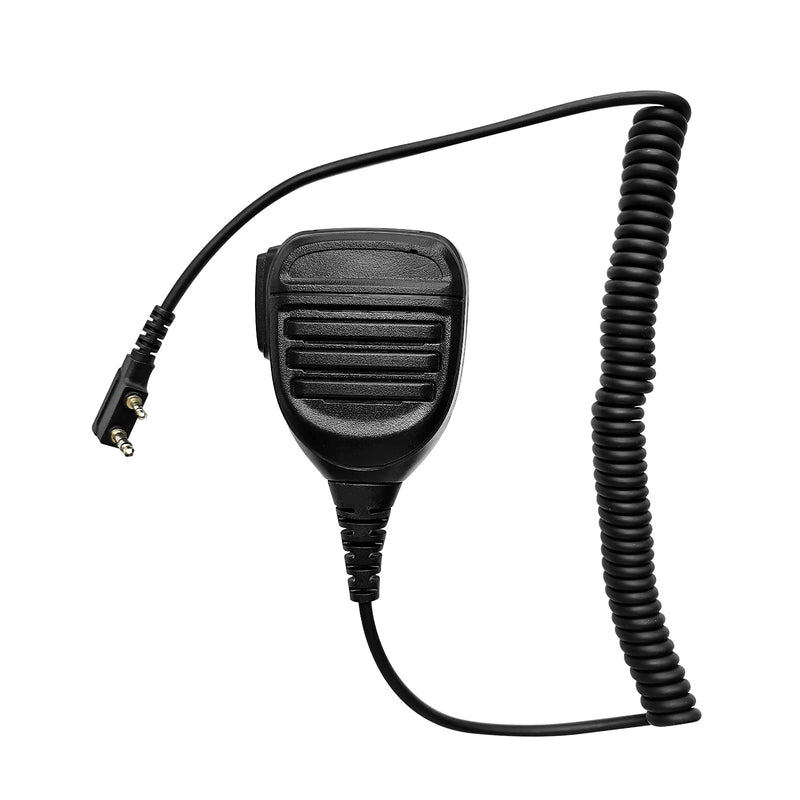 [Australia - AusPower] - RATAOK Handheld Speaker Mic Remote Shoulder Microphone for Kenwood TK-208 TH-21 NX-320 for Baofeng UV-3R UV-5R UV-5RA UV-5X3 2 Pin Walkie Talkie Radio Waterproof 