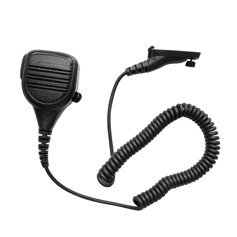 [Australia - AusPower] - RATAOK Handheld Speaker Mic Compatible with Motorola 2 Way Radios APX6000 XPR6350 SRX2200 Remote Shoulder Microphone for Walkie Talkie with Reinforced Cable 