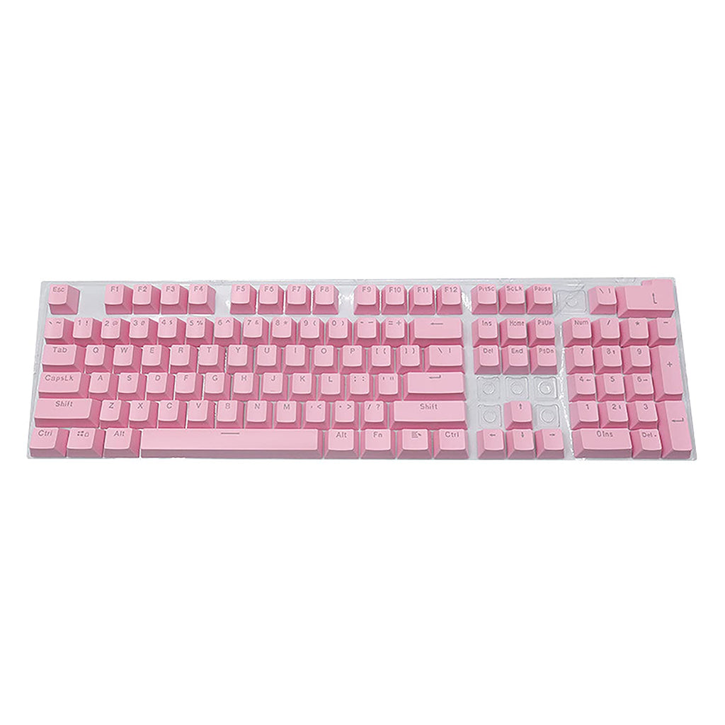 [Australia - AusPower] - Keyboard Replacement Keycaps, Customized Keyboard Decoration, Backlit Keycaps for Cherry MX Mechanical Keyboard, Full 108 Key Set (Pink) 