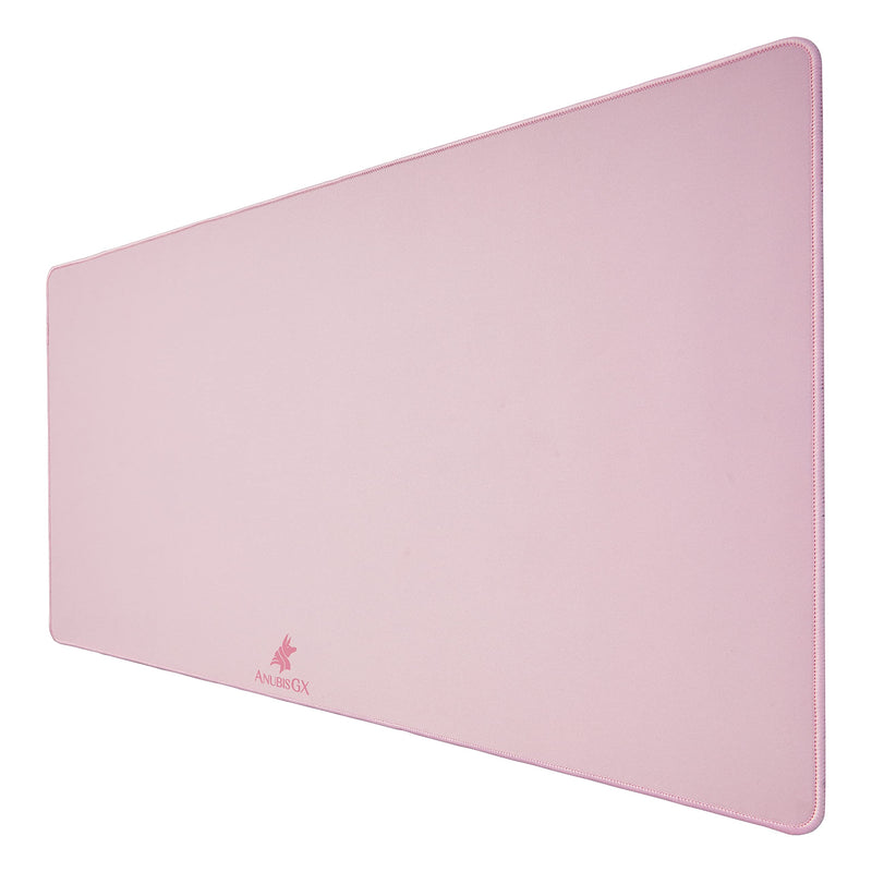 [Australia - AusPower] - AnubisGX Series Pink Gaming Mouse Pad [4 Sizes/3 Colors] (Ext: 36x12), Pink Pad with Light Pink Stitching. Best Premium Waterproof Computer XL Desk Pad, Large Non-Slip Kawaii Mat Gamer Mousepad Extended (36 x 12) Pink/Pink 
