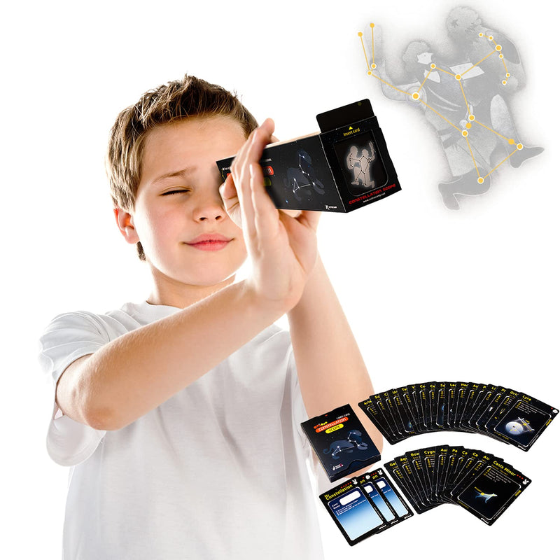 [Australia - AusPower] - ASTRO KIDSLAB Constellation Telescope Simulator 2 Sets - Astronomy Gifts for Kids | Science Toys | STEM Science Projects Kits | Science Experiments | Outer Space Toys | Educational Games | Ages 8-12 Bundle 