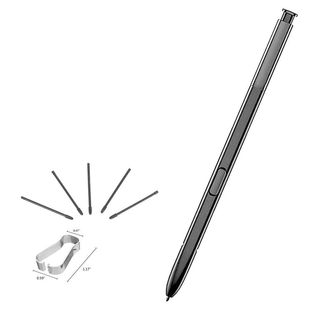 [Australia - AusPower] - SLAUNT Galaxy Note 9 Pen Replacement Stylus Touch S Pen Compatible with Samsung Galaxy Note 9 N960 (Without Bluetooth) with Tips/Nibs+Eject Pin (Grey) Grey 